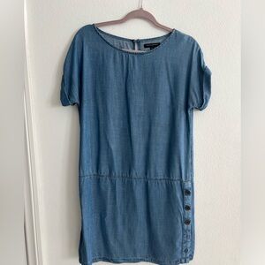 Banana Republic Blue Sleeve Mini Dress